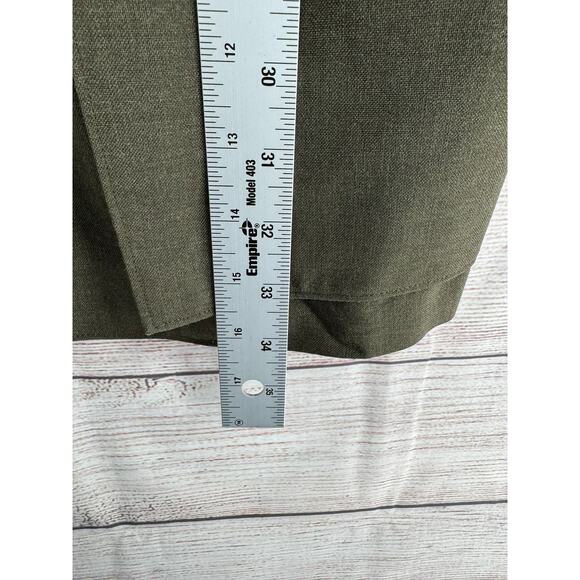 Vintage 70s USMC Marine Corps Alpha Uniform Dress Jacket Mens 44 Xtra Long Green - Picture 12 of 12